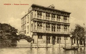 <b class=qtipBold><figcaption>Venice, Italy - Palazzo Vendramin</figcaption></b><br>Venice, Italy - Palazzo Vendramin. Date: circa 1909<br><em>© Mary Evans / Grenville Collins Postcard Collection</em> Venice, Italy - Palazzo Vendramin
