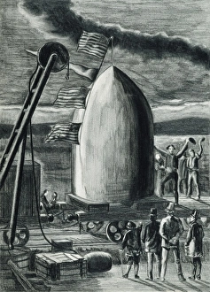 VERNE, Jules (1828-1905). Illustration by Emile VERNE, Jules (1828-1905). Illustration by Emile
