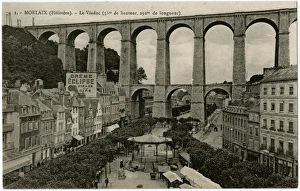 Viaduct at Morlaix, Brittany, France Viaduct at Morlaix, Brittany, France