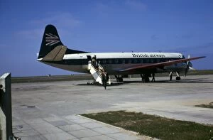 Wick Gallery: Vickers Viscount 802 G-AOJF British Airways Wick 1974