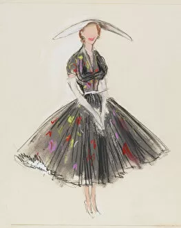 Skirt Gallery: Victor Stiebel / Dress