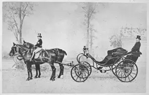 Victorian Era Transportation Prints: Victoria Carriage