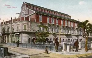 Lawrence Of Arabia Prints: Victoria Hotel Damascus Syria Print circa 1910