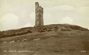 Yorkshire Gallery: Victoria Tower on Castle Hill, Huddersfield, Yorkshire