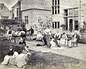 Arts Collection: Victorian family group - Rodbourne House, Wiltshire