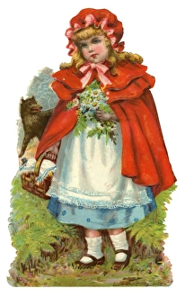 Victorian scrap - Little Red Riding Hood Victorian scrap - Little Red Riding Hood