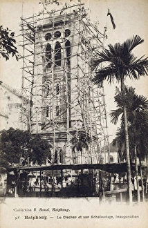 Vietnam - Haiphong - Cathedral Clocktower inaugurated Vietnam - Haiphong - Cathedral Clocktower inaugurated