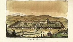 Bernieri Gallery: View of the ancient city of Babylon