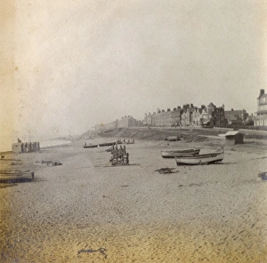 View of the beach and North Parade, Southwold, Suffolk View of the beach and North Parade, Southwold, Suffolk