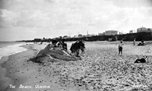 View of the beach at Ulrome, East Yorkshire View of the beach at Ulrome, East Yorkshire