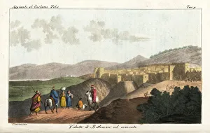 View of Bethlehem and the convent, 1800s View of Bethlehem and the convent, 1800s
