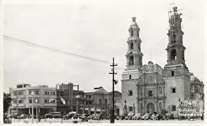 Bells Gallery: View of Cathedral, Aguascalientes, Mexico