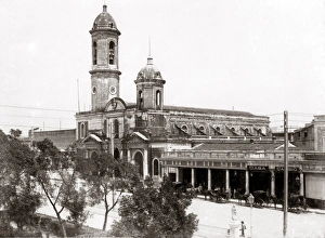 View of the cathedral, Cienfuegos, Cuba, circa 1900 View of the cathedral, Cienfuegos, Cuba, circa 1900