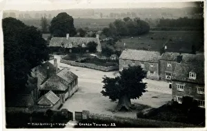 View from Church Tower, Hanborough, Witney, England View from Church Tower, Hanborough, Witney, England