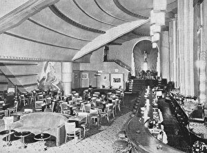 A view of the cocktail lounge at the French Casino, NYC A view of the cocktail lounge at the French Casino, NYC