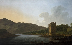 View of the Ferry and Castle of Narrow Water View of the Ferry and Castle of Narrow Water