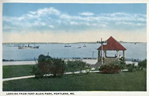View from Fort Allen Park, Portland, Maine, USA View from Fort Allen Park, Portland, Maine, USA