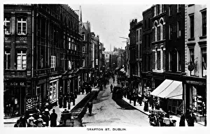 View of Grafton Street, Dublin, Ireland View of Grafton Street, Dublin, Ireland