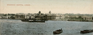 View of Greenwich Naval College and Hospital, London View of Greenwich Naval College and Hospital, London