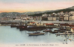 View of the harbour, Algiers, Algeria View of the harbour, Algiers, Algeria