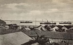 Beira Gallery: View of the harbour, Beira, Mozambique, East Africa