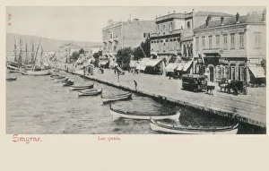 A view of the harbour at Izmir (Smyrna), Turkey A view of the harbour at Izmir (Smyrna), Turkey