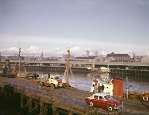 View of the harbour and quayside, Aberdeen, Scotland View of the harbour and quayside, Aberdeen, Scotland
