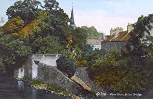 View from Kelso Bridge, Kelso, Scotland View from Kelso Bridge, Kelso, Scotland