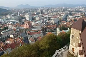 Slovenia Gallery: View of Ljubljana, Slovenia, from the castle