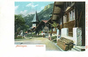 Plank Gallery: View of Meiringen, Berne, Switzerland