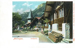 View of Meiringen, Berne, Switzerland View of Meiringen, Berne, Switzerland