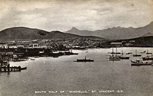 Mindelo Collection: View of Mindello, St Vincent Island, Cape Verde Islands