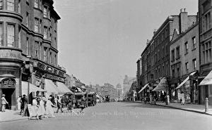 View of Queens Road (Queensway), Bayswater, London View of Queens Road (Queensway), Bayswater, London