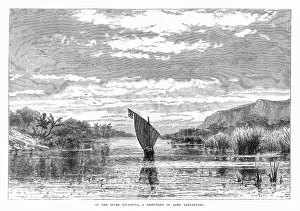 Tanganyika Gallery: View of River Loukouga, tributary of Lake Tanganyika, Africa