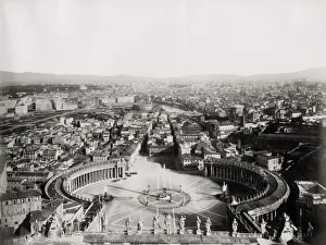 View of Rome taken from St. Peter's basilica, the Vatican View of Rome taken from St. Peter's basilica, the Vatican