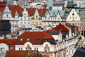 View of the rooftops of Prague, Czech Republic View of the rooftops of Prague, Czech Republic