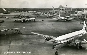 View of Schiphol Airport, Amsterdam, Holland View of Schiphol Airport, Amsterdam, Holland
