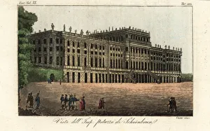 View of the Schonbrunn Palace, Vienna, 1822 View of the Schonbrunn Palace, Vienna, 1822