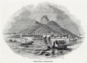 View of Tahiti, French Polynesia, South Pacific View of Tahiti, French Polynesia, South Pacific