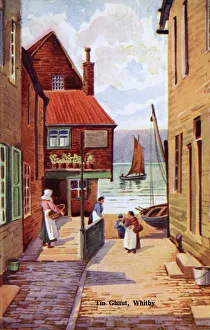View down Tin Ghaut, Whitby, North Yorkshire View down Tin Ghaut, Whitby, North Yorkshire