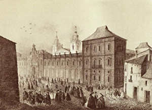 View of the University of Cervera. Engraved by S View of the University of Cervera. Engraved by S