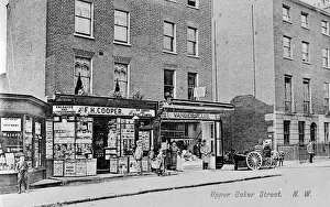 View of Upper Baker Street, Marylebone, London View of Upper Baker Street, Marylebone, London