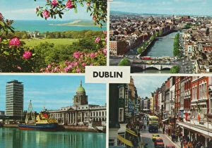 Ireland Collection: Four views of Dublin, Republic of Ireland