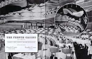 Views of the interior of the French Casino, New York Views of the interior of the French Casino, New York