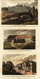 Views of the spa town of Bad Liebenstein, Germany, 1817 Views of the spa town of Bad Liebenstein, Germany, 1817