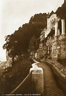 Pathway Collection: Villa San Michele, Capri, Italy