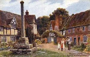 The Village Cross, Ripple, nr. Tewkesbury, Worcestershire The Village Cross, Ripple, nr. Tewkesbury, Worcestershire