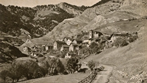 Village of Pal and Botella hill, Valleys of Andorra Village of Pal and Botella hill, Valleys of Andorra