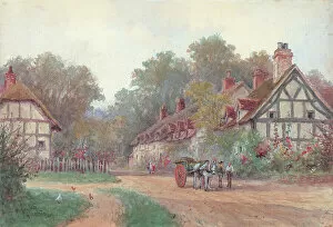 Stratford Gallery: Village scene near Stratford upon Avon