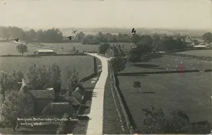 The Village (View of school from church tower) The Village (View of school from church tower)